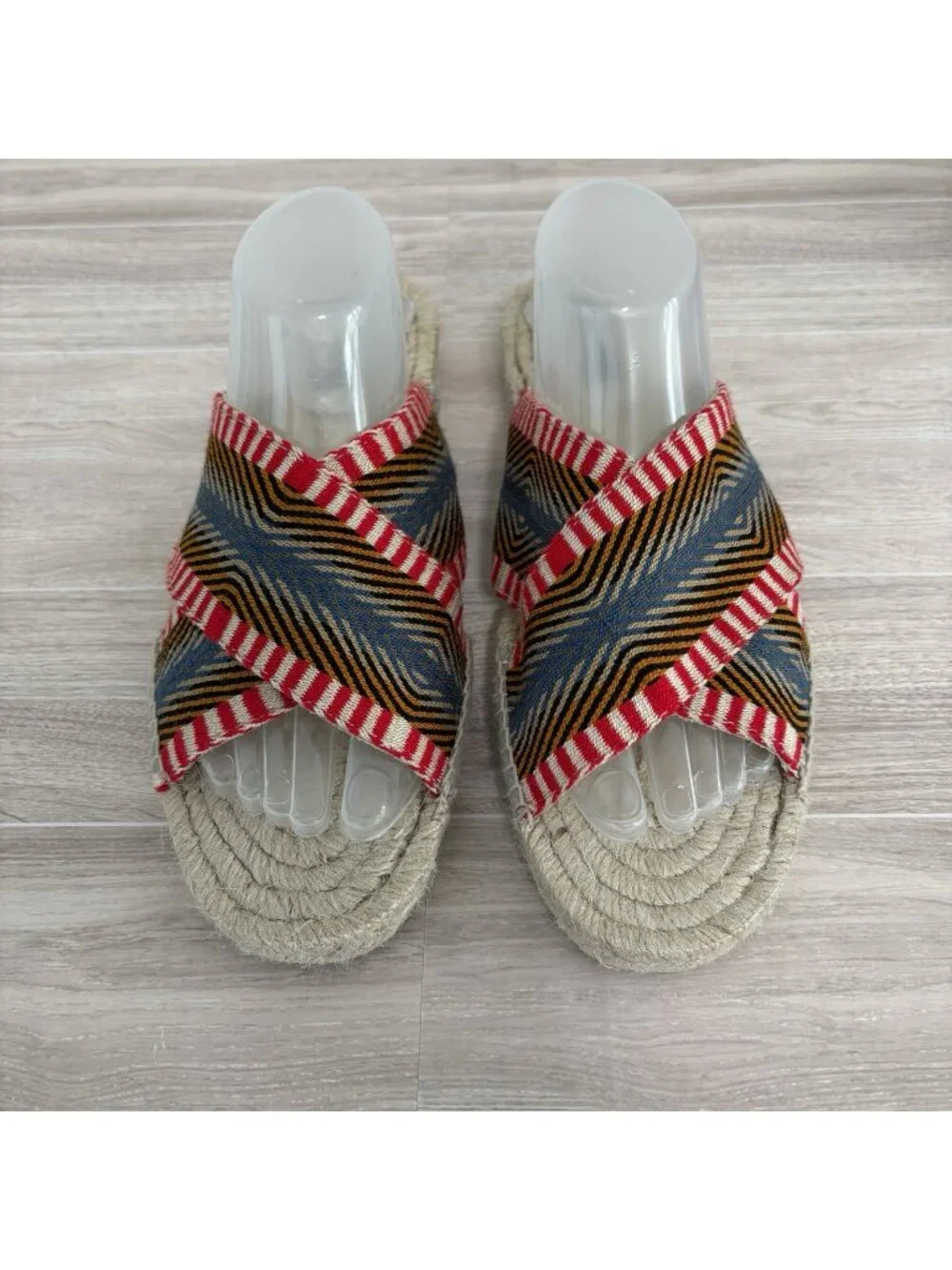 Guanabana Espadrille Multicolor Woven Handmade Jute Sandals